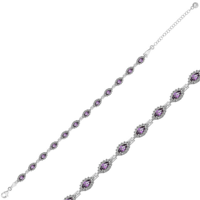 Silver Marquise Waterway Women’s Bracelet