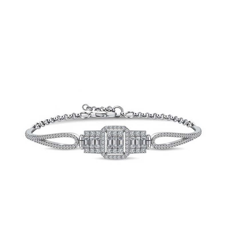Silver Baguette Women’s Bracelet