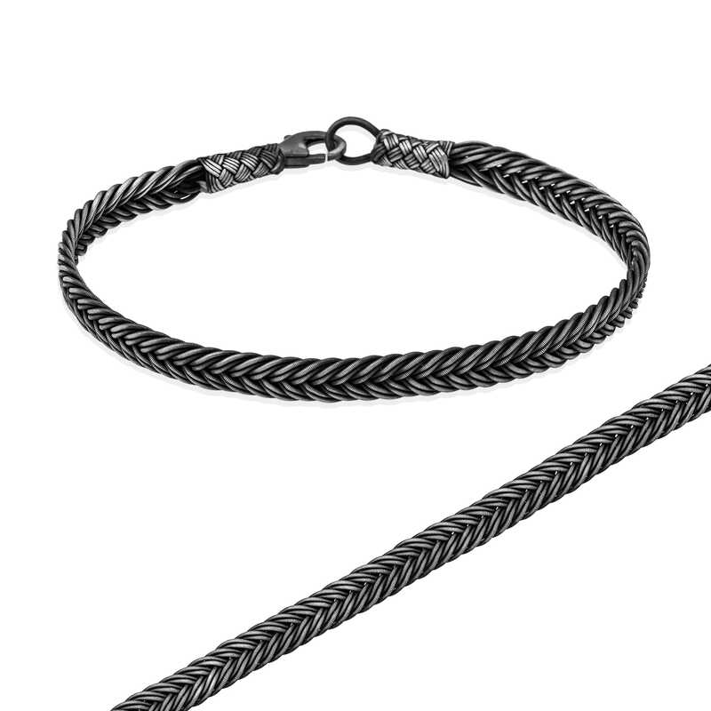 Silver Hand-Wrapped Kazaziye Unisex Bracelet