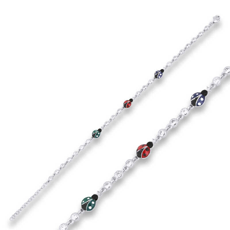 Silver Ladybug Women’s Bracelet