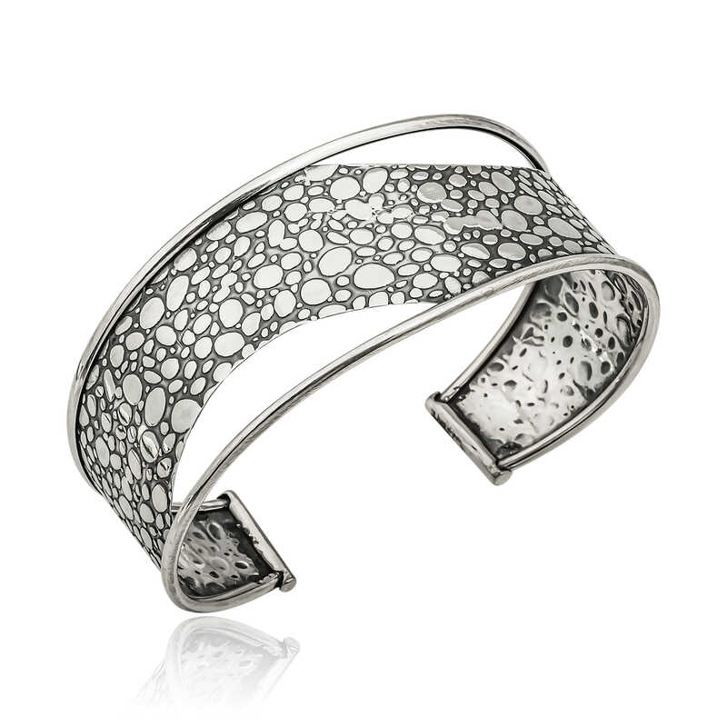 Silver Antique Patterned Women’s Bracelet