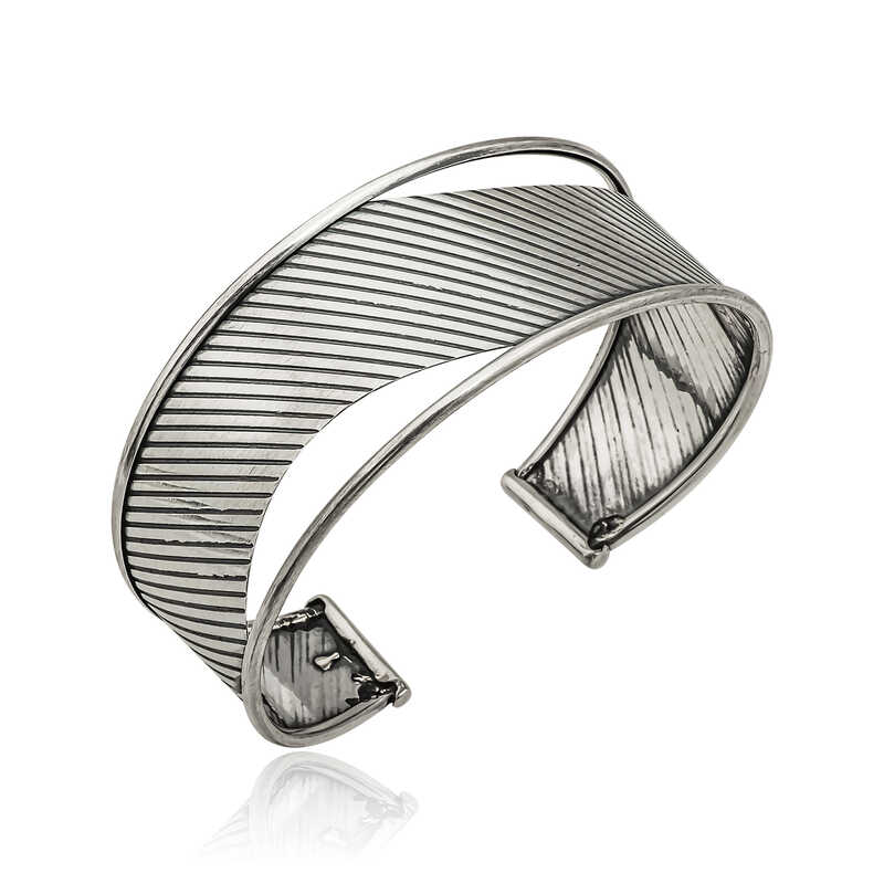 Silver Antique Patterned Women’s Bracelet