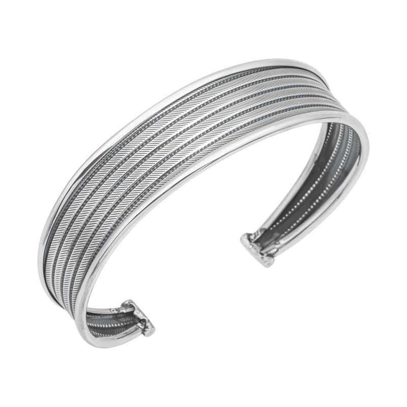 Silver Antique Patterned Women’s Bracelet