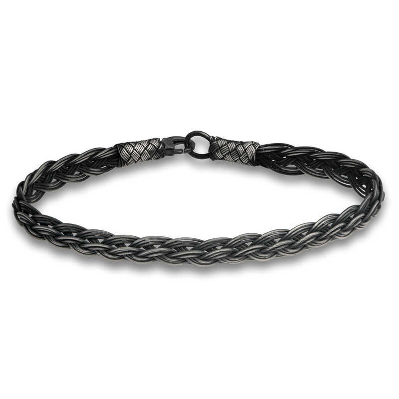 Silver Kazaziye Knit Bracelet