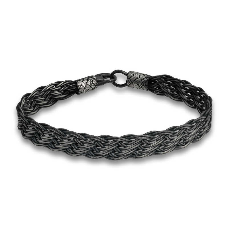 Silver Kazaziye Knit Bracelet