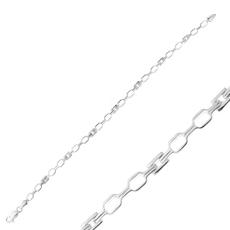 Silver Piece Men’s Bracelet