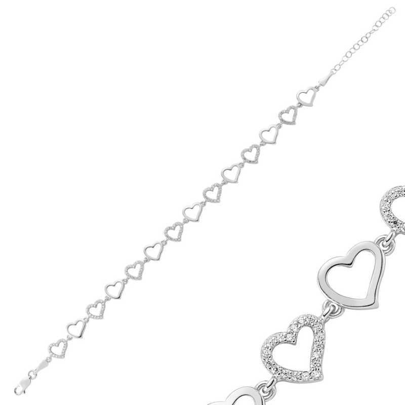Silver Heart Women’s Bracelet