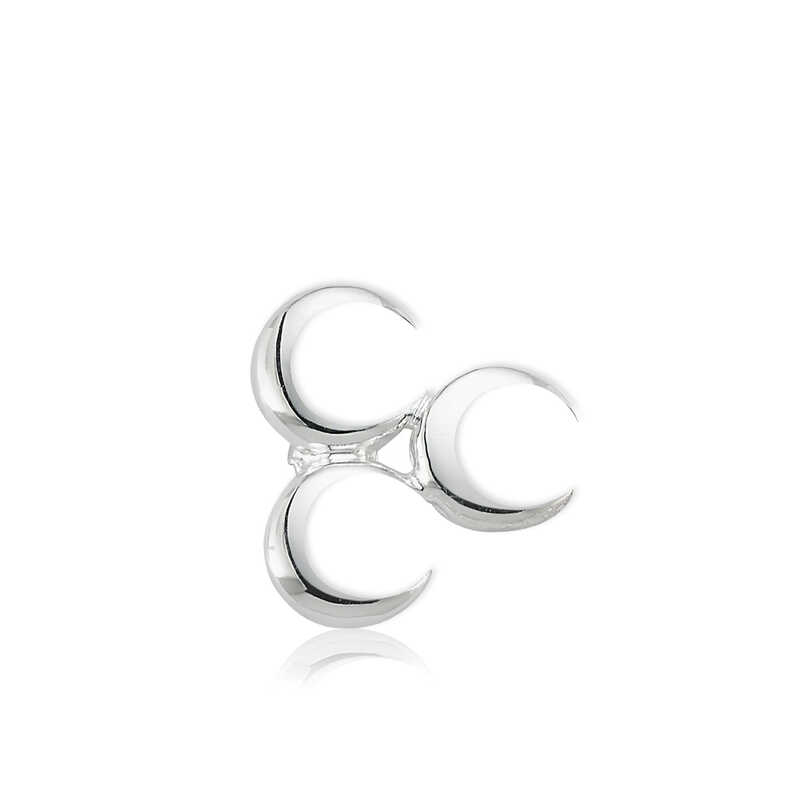Silver Three Crescent Badge