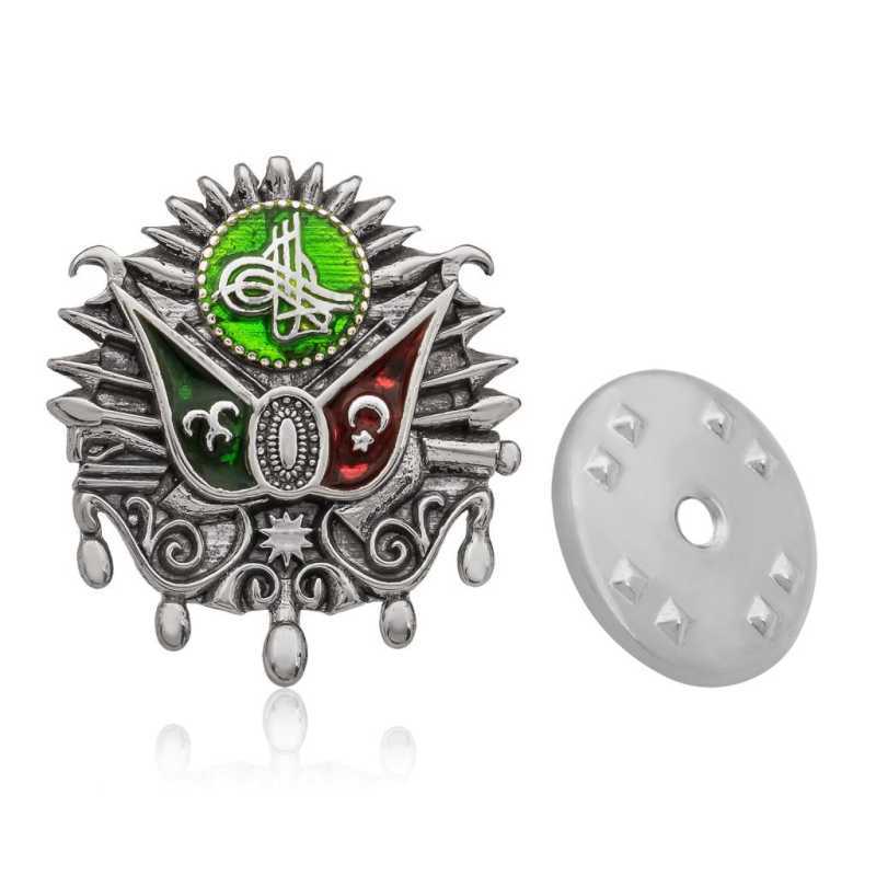 Silver Ottoman State Coat of Arms Badge