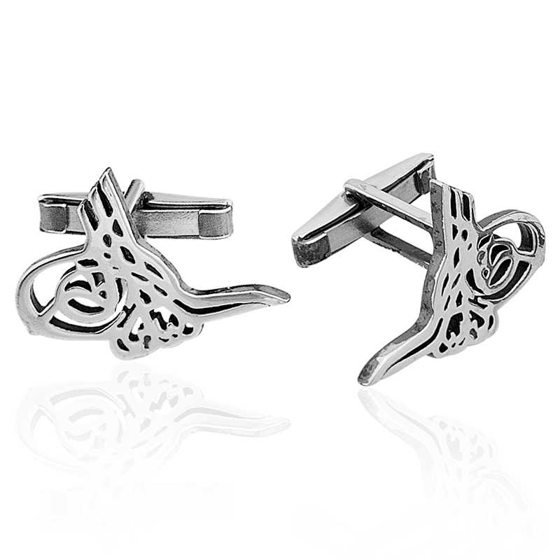 Silver Tughra Cufflinks