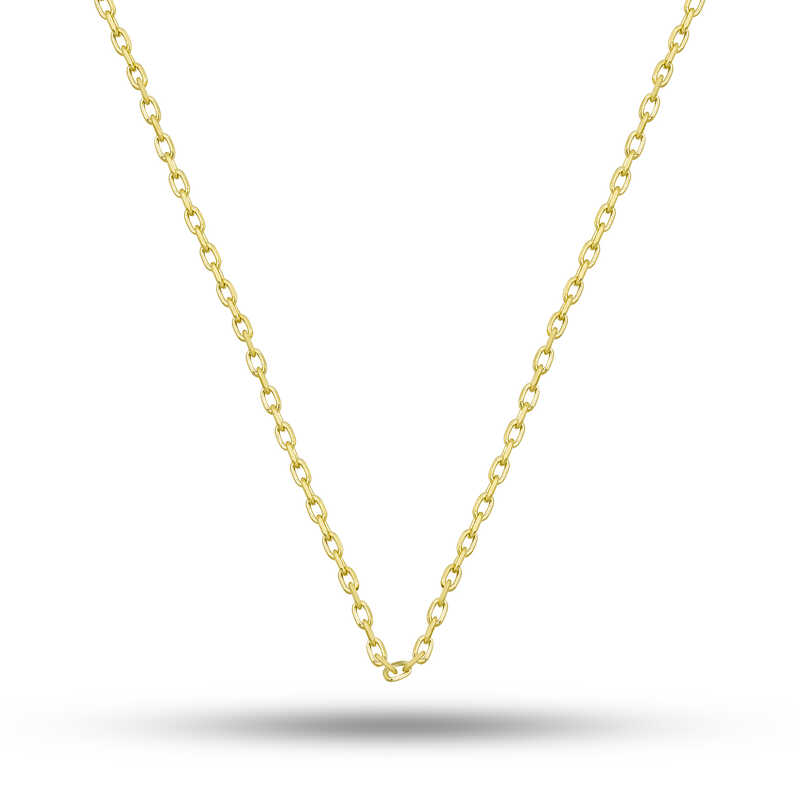 Silver Gold 0.30 Micron 50 Cm Forse Women’s Chain