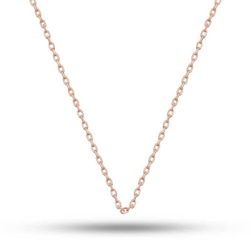 Silver Rose 0.30 Micron 50 Cm Forse Women’s Chain