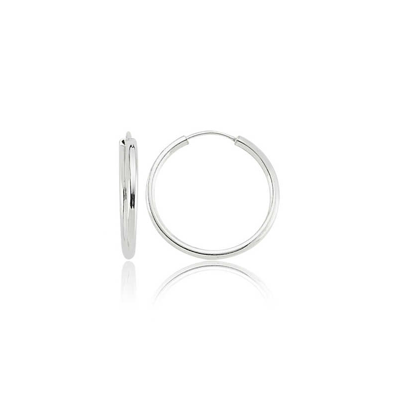 Silver Hoop Earrings