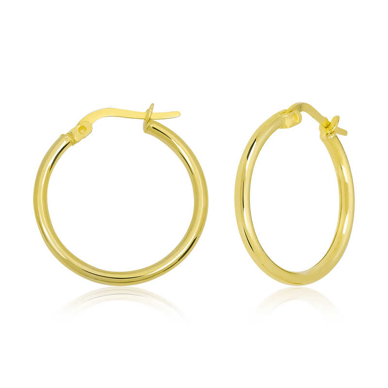 Silver Hoop Earrings