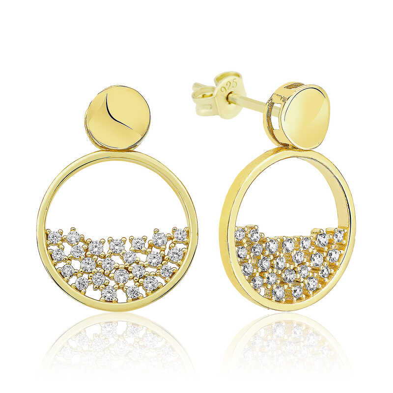 Silver Gold Dew Drop Women’s Earrings
