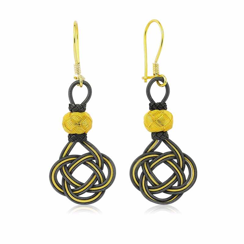 Silver Trabzon Knitting Kazaz Women’s Earrings