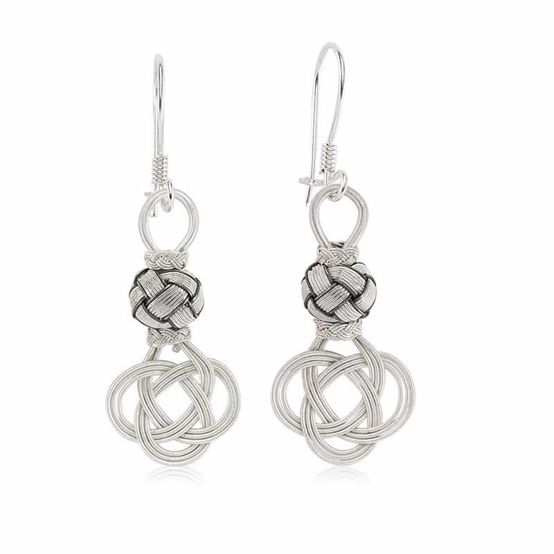 Silver Trabzon Knitting Kazaz Women’s Earrings