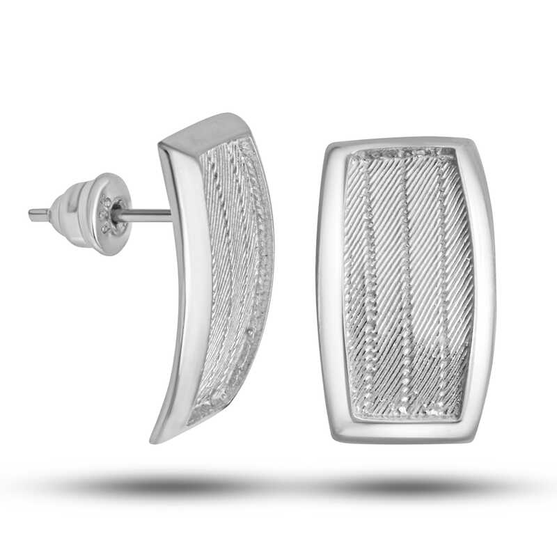 Silver Trabzon Wicker Women’s Earrings
