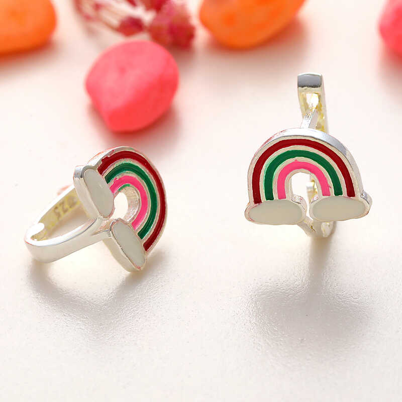 Silver Gökkuşağı Kids' Earrings