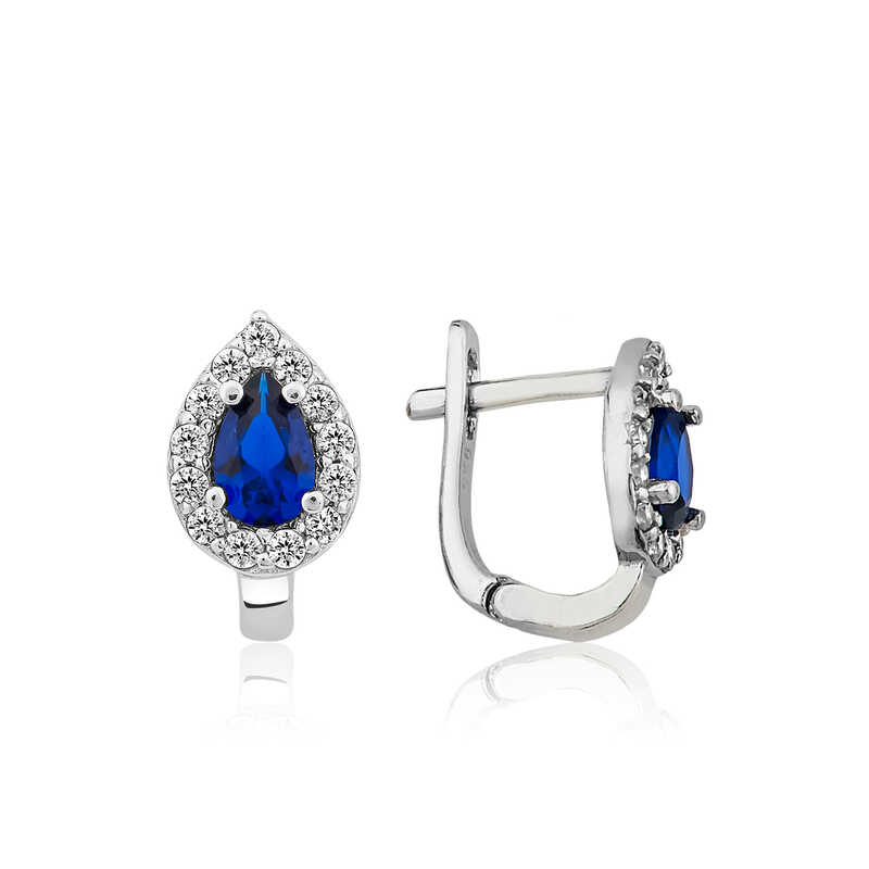 Silver Drop J Women’s Earrings