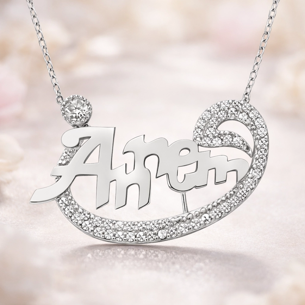 Silver Mom Wow Women’s Necklace