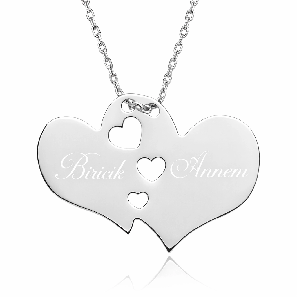 Silver Necklace with My Only Mother Written
