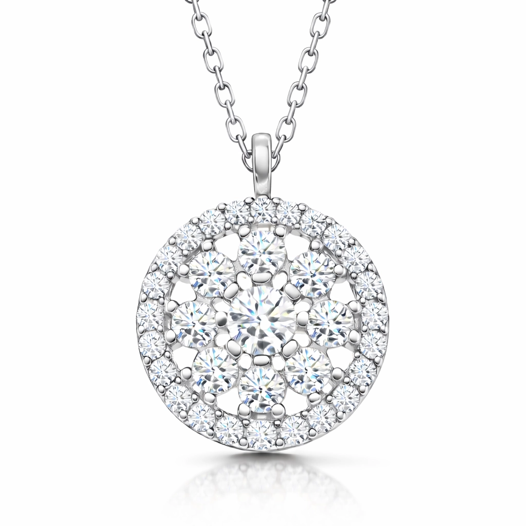 Silver Flower Women’s Necklace