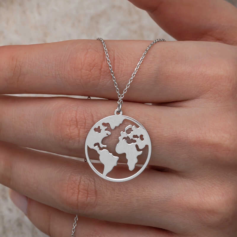 Silver Earth Women’s Necklace
