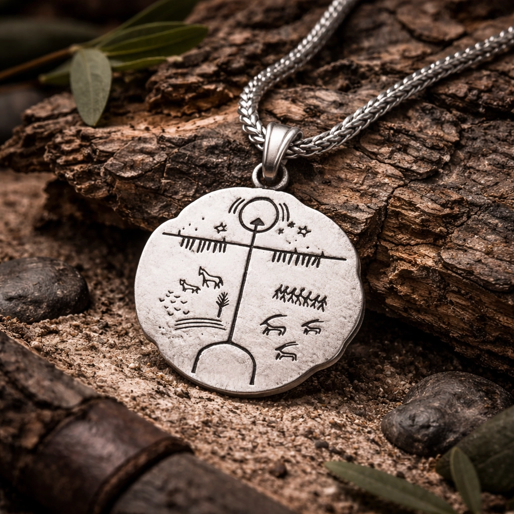 Silver Sky Tengri Necklace
