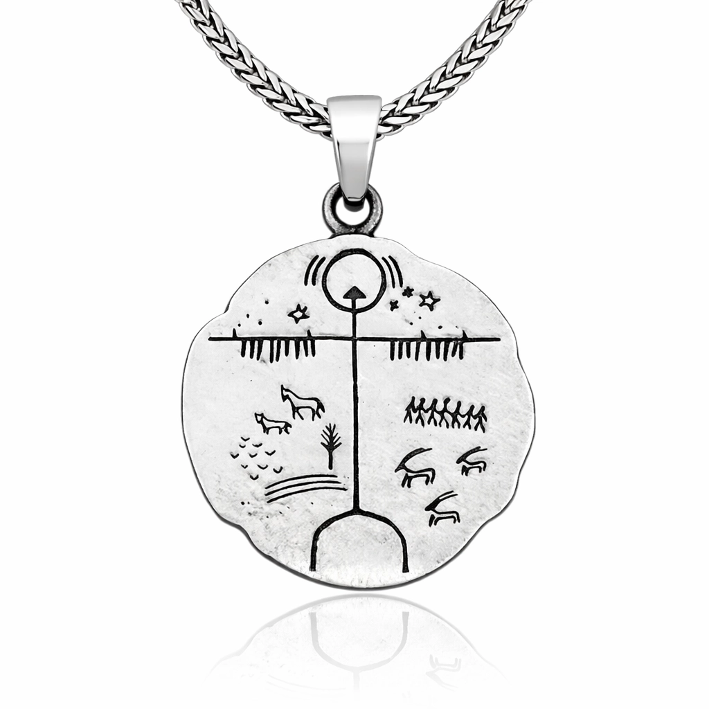 Silver Sky Tengri Necklace