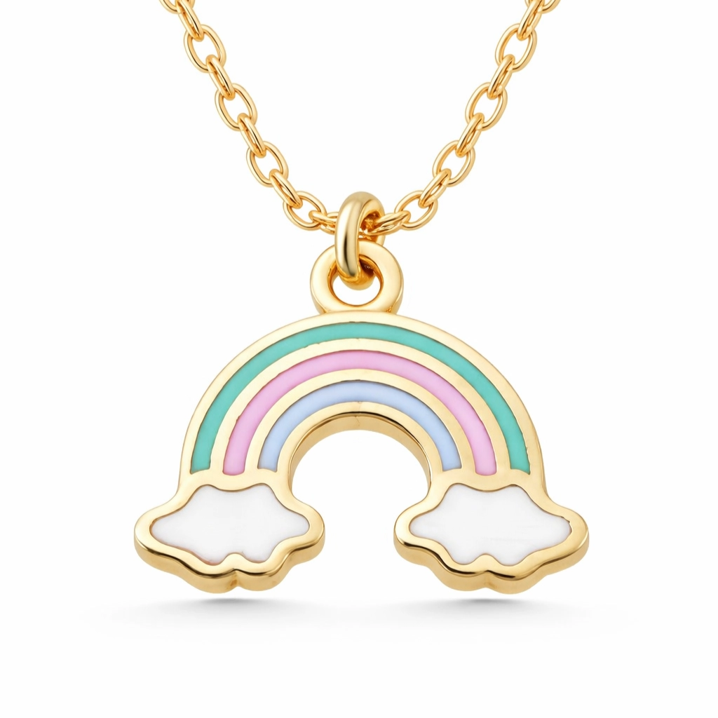 Silver Gold Rainbow Women’s Necklace