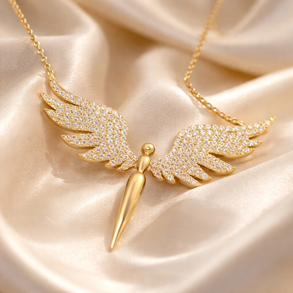 Silver Gold Michael Angel Women’s Necklace