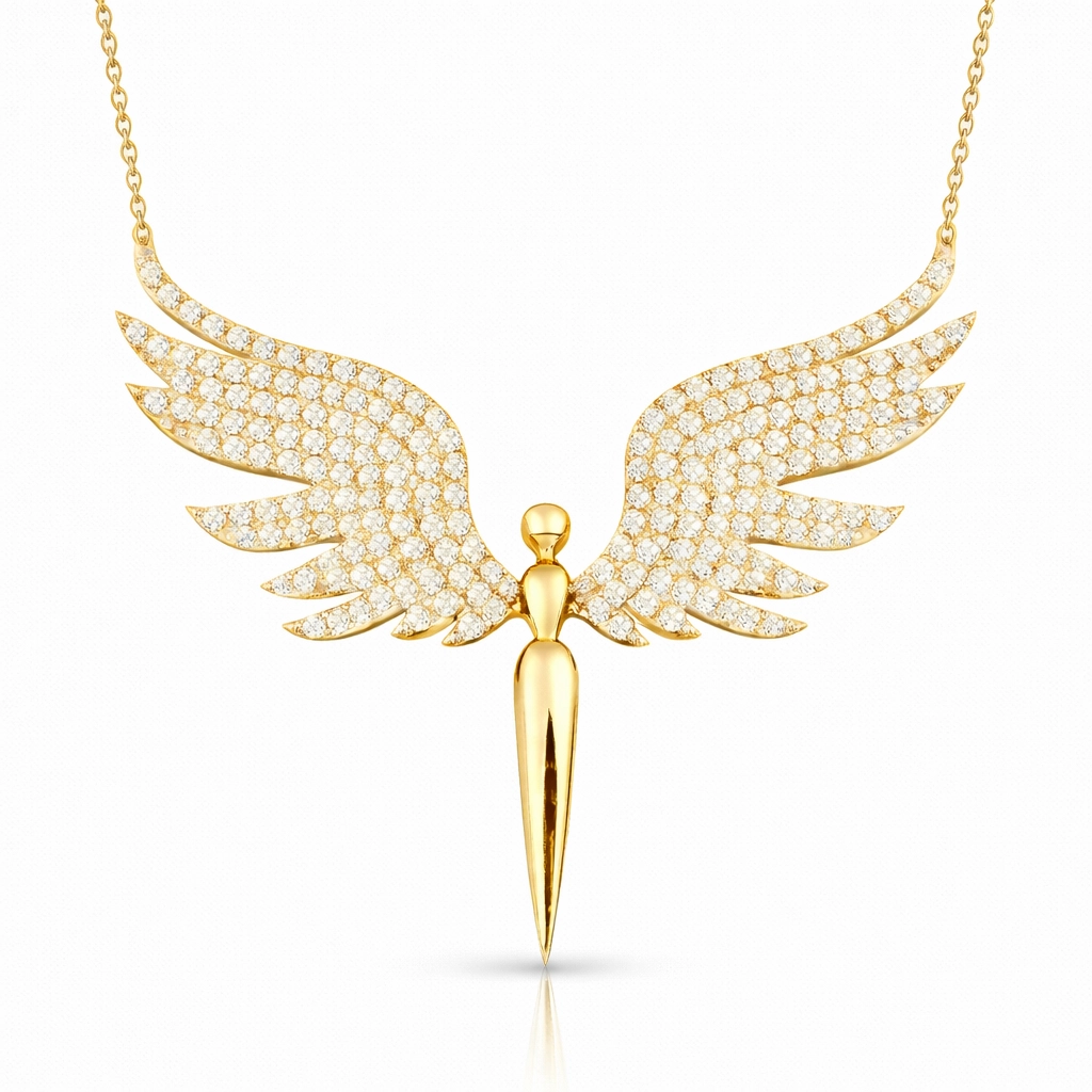 Silver Gold Michael Angel Women’s Necklace