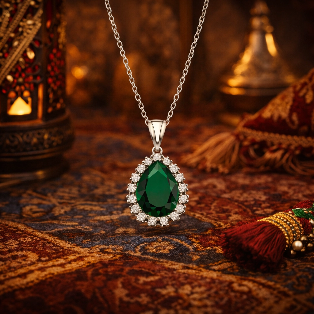 Silver Hurrem Sultan Women’s Necklace