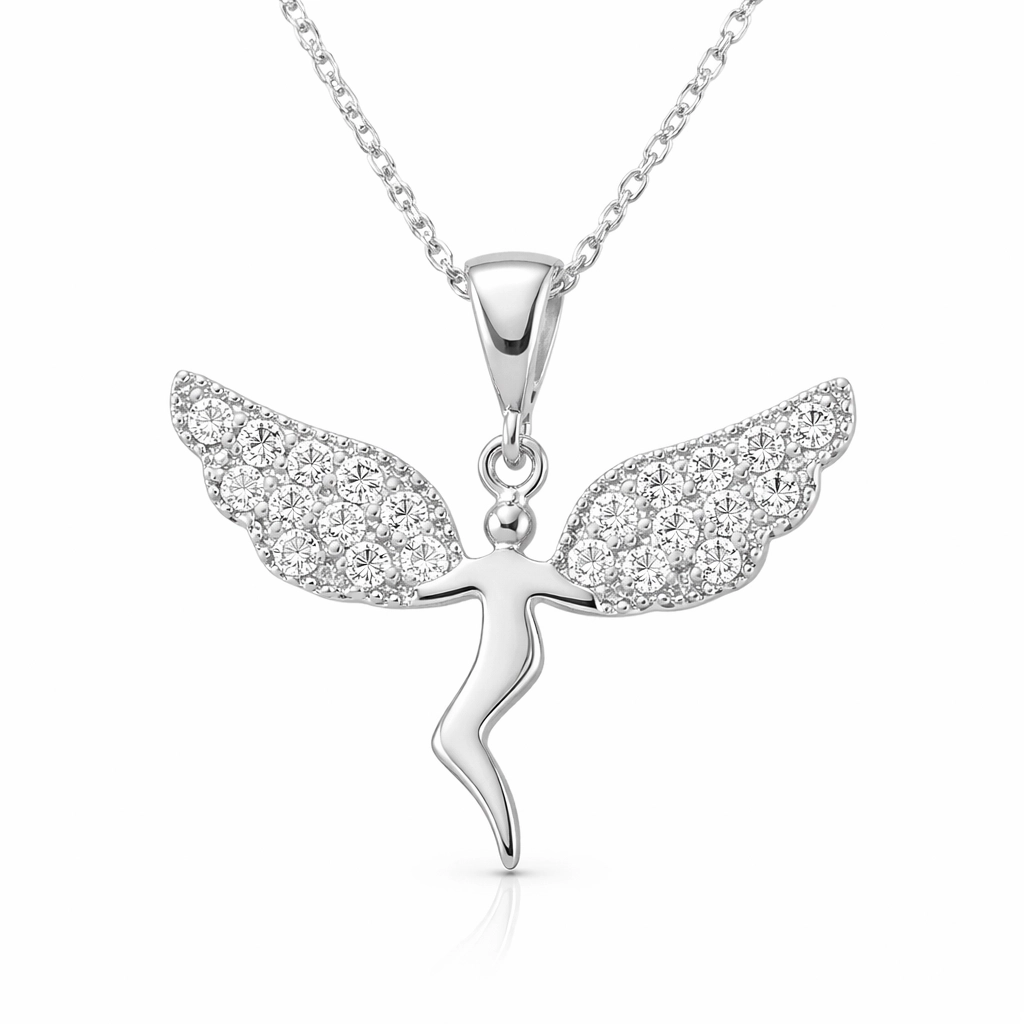 Silver Angel Women’s Necklace