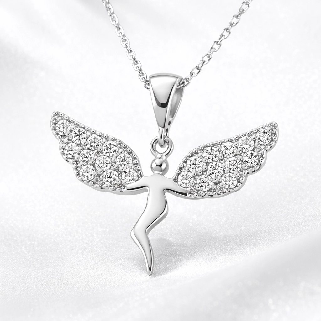 Silver Angel Women’s Necklace