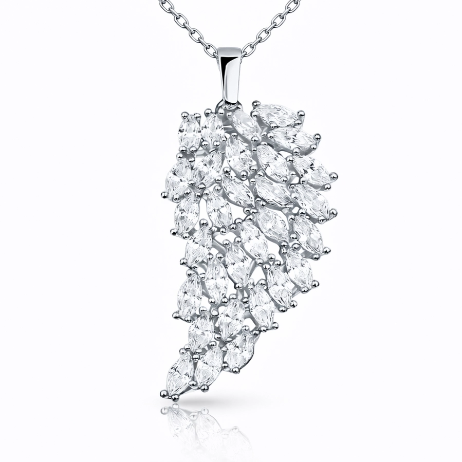Silver Angel Wing Women’s Necklace