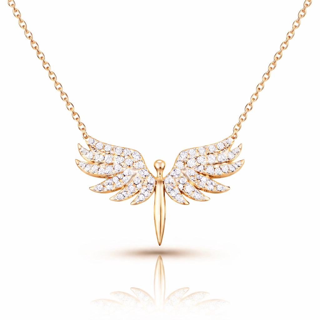 Silver Rose Michael Angel Women’s Necklace