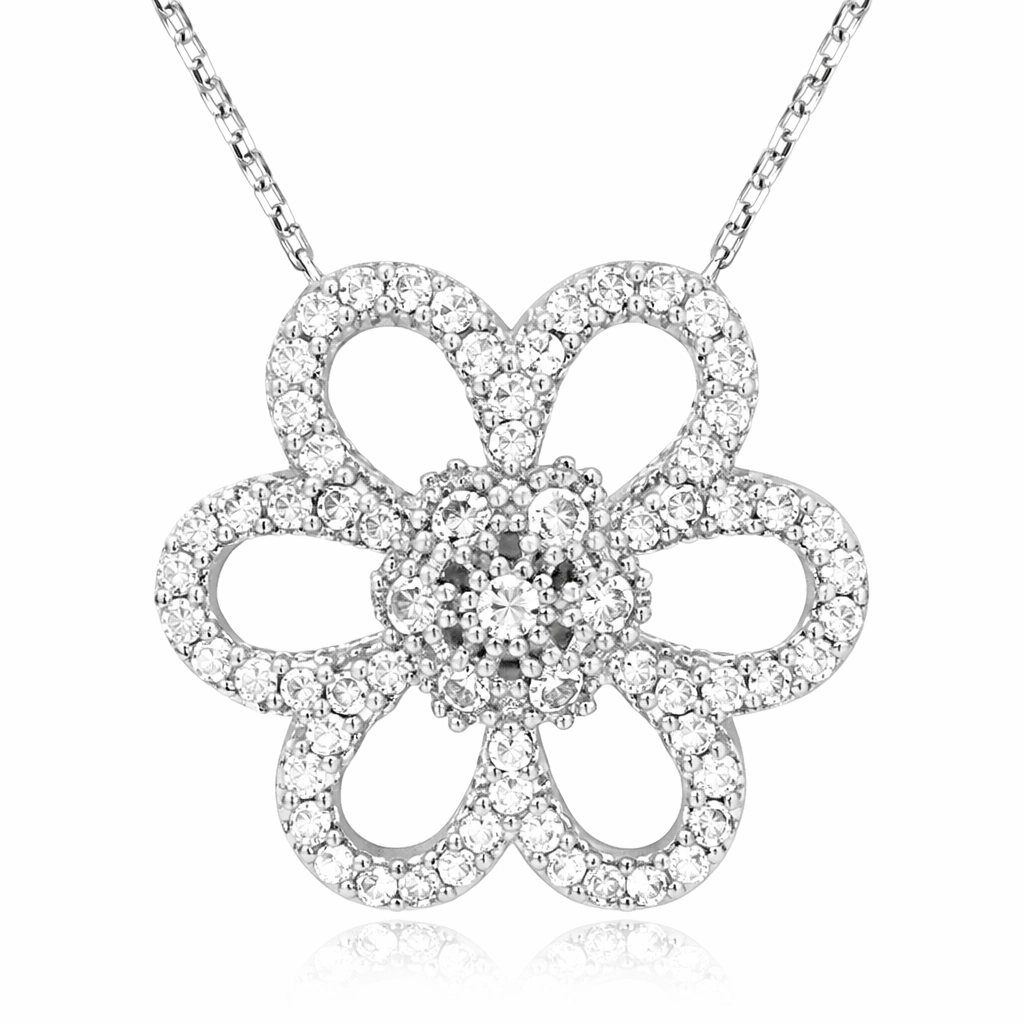 Silver Daisy Women’s Necklace