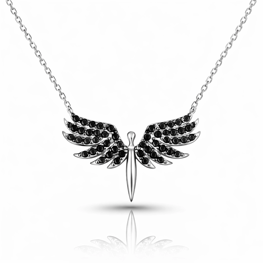 Silver Michael Angel Women’s Necklace
