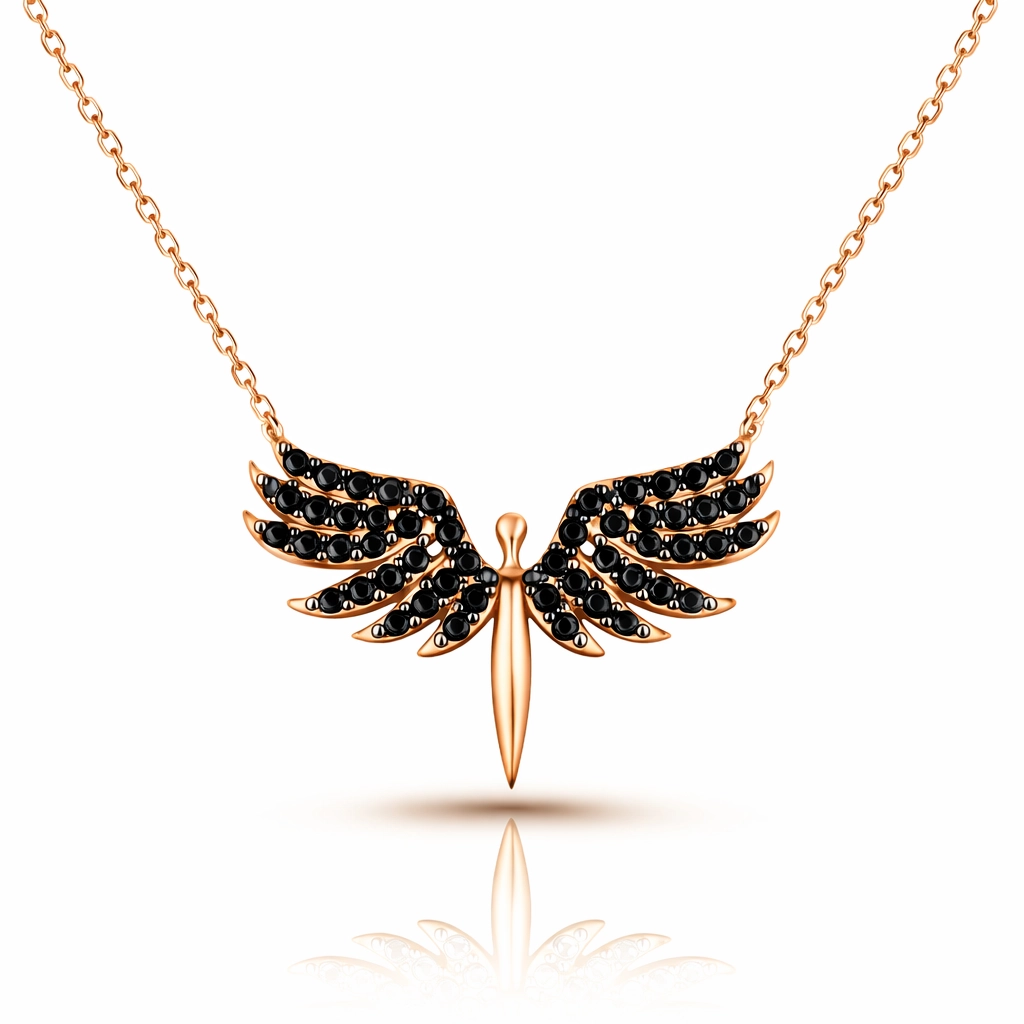Silver Rose Michael Angel Women’s Necklace