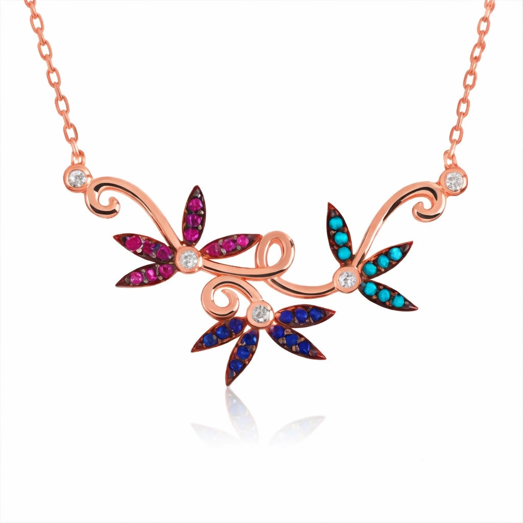 Silver Love Branch Women’s Necklace