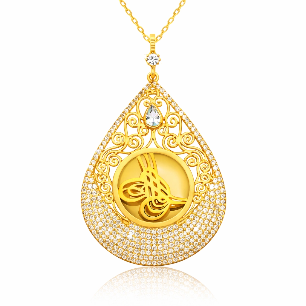 Silver Tughra Women’s Necklace
