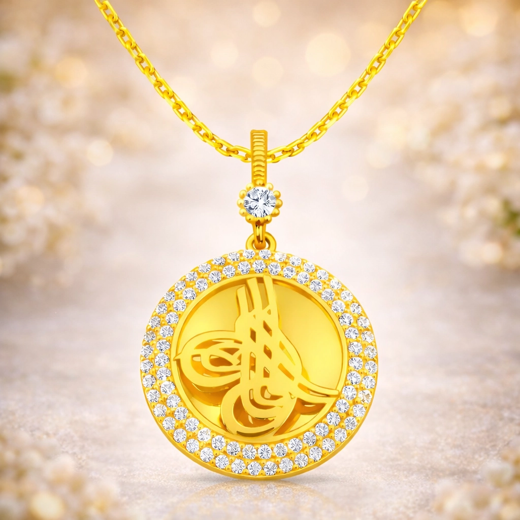 Silver Tughra Women’s Necklace