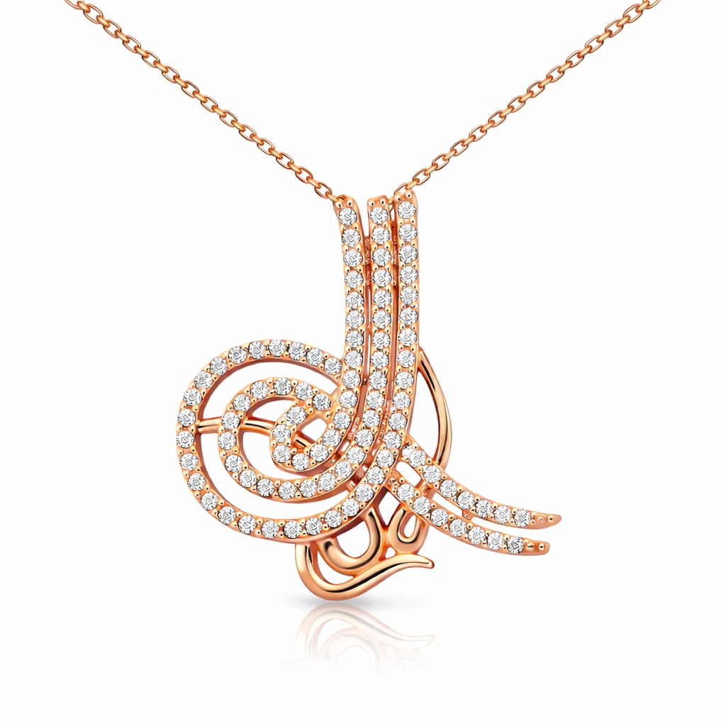 Silver Tughra Women’s Necklace