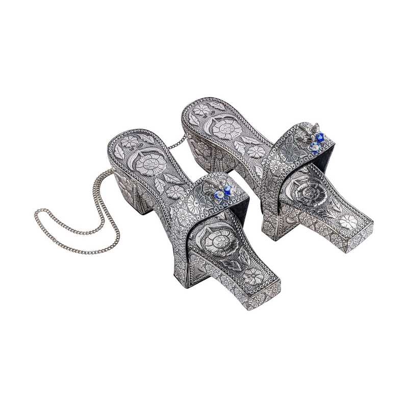 Silver Gift Clogs
