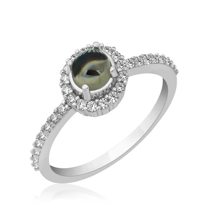 Silver I Love You in 100 Languages ​​Ring