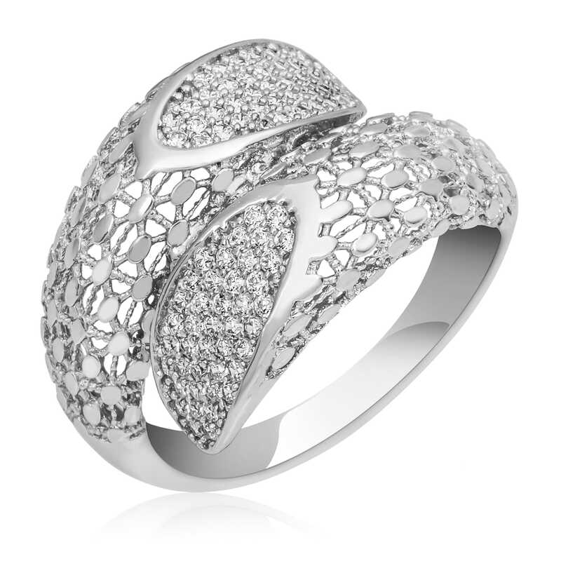 Silver Zircon Stone Women’s Ring