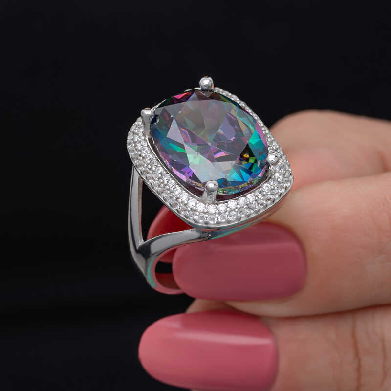Silver Mistik Stone-set Women's Ring