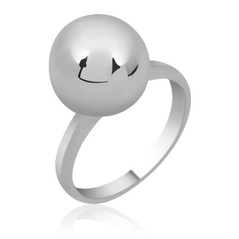 Silver Ball Ring